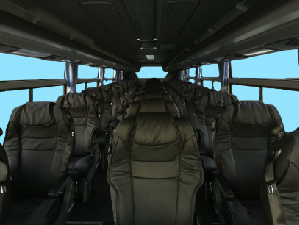 ミルキーウェイエクスプレス 【CJX00177】ミルキーウェイCJ204《3列独立シート》《車内除菌済》《空気清浄機付》《USBコンセント》《フリーWi-Fi付》【ミルキーウェイ3列独立シート乗務員席無】 座席図面画像